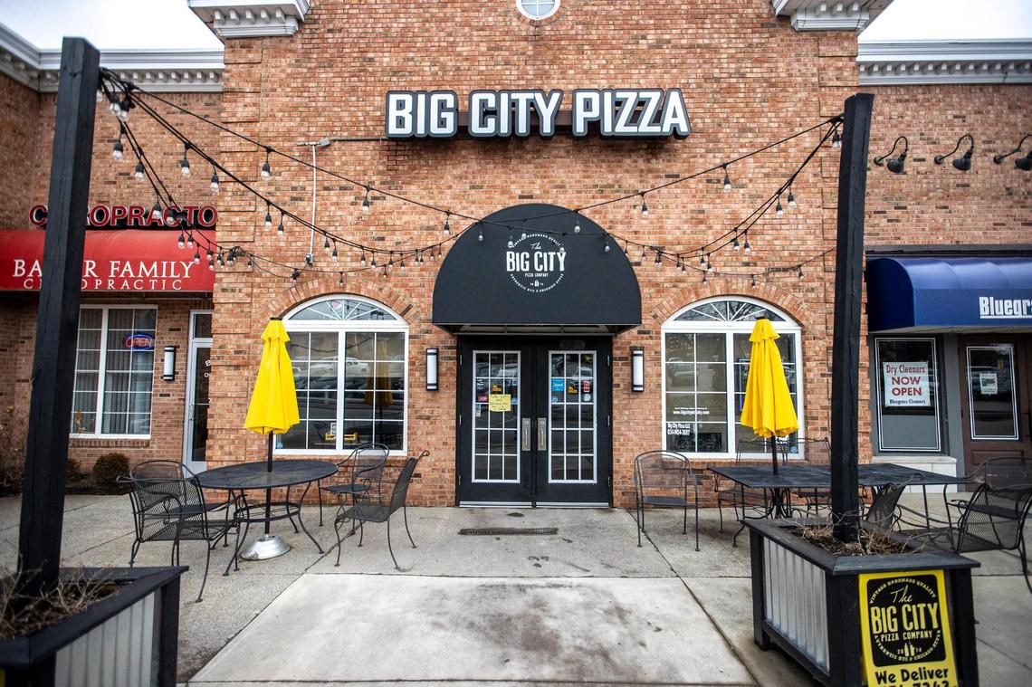 Big City Pizza Lexington is located in the Chinoe Center Shopping Center.