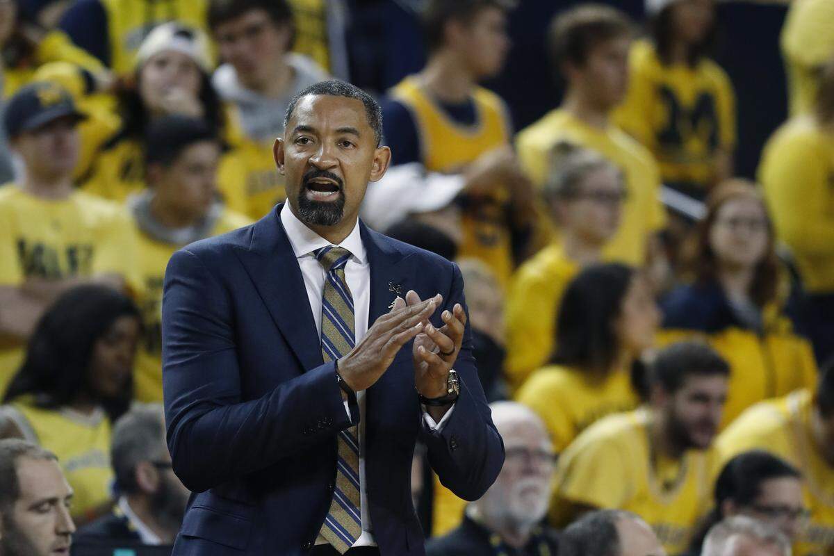 Michigan Coach Juwan Howard played for the Wolverines when they beat Kentucky in the 1993 Final Four.