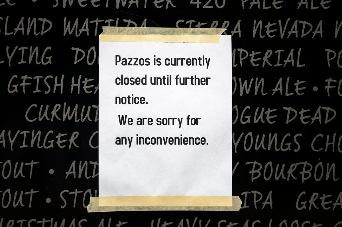 Pazzo’s Pizza Pub at 385 S. Limestone closed abruptly in December 2019.