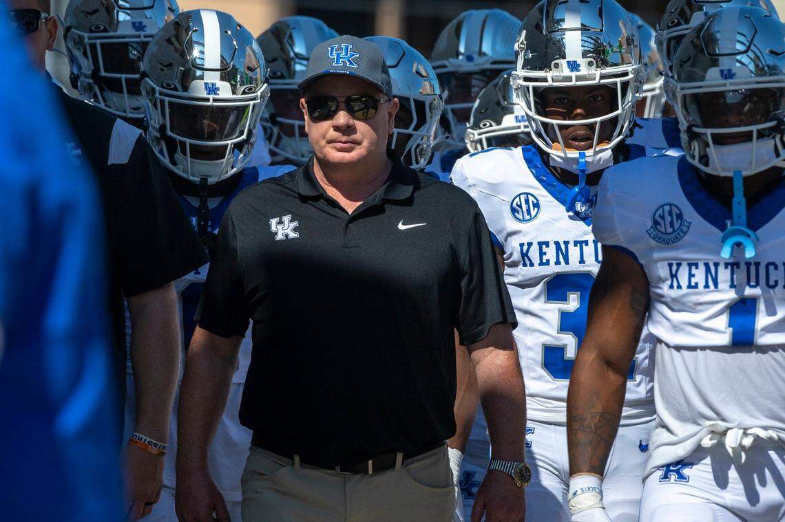 Mark Stoops, entering his 12th season leading Kentucky football, is the highest-paid coach on UK’s campus, earning $9 million annually.