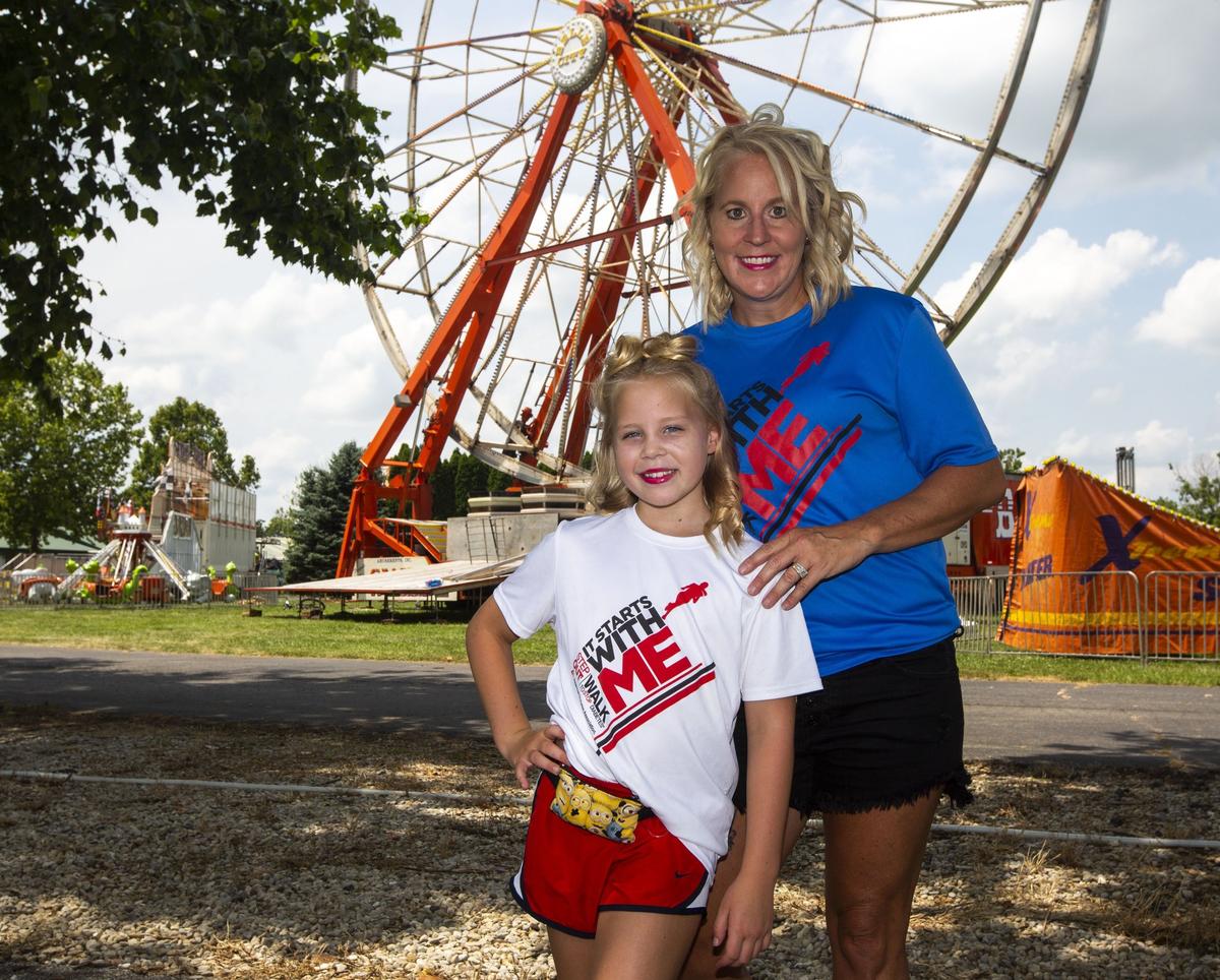 Karin Young and her daughter Maya, 8, are both heavily involved with the American Diabetes Association. The Lexington Lion’s Club has opened the Bluegrass Fair to local children with diabetes.