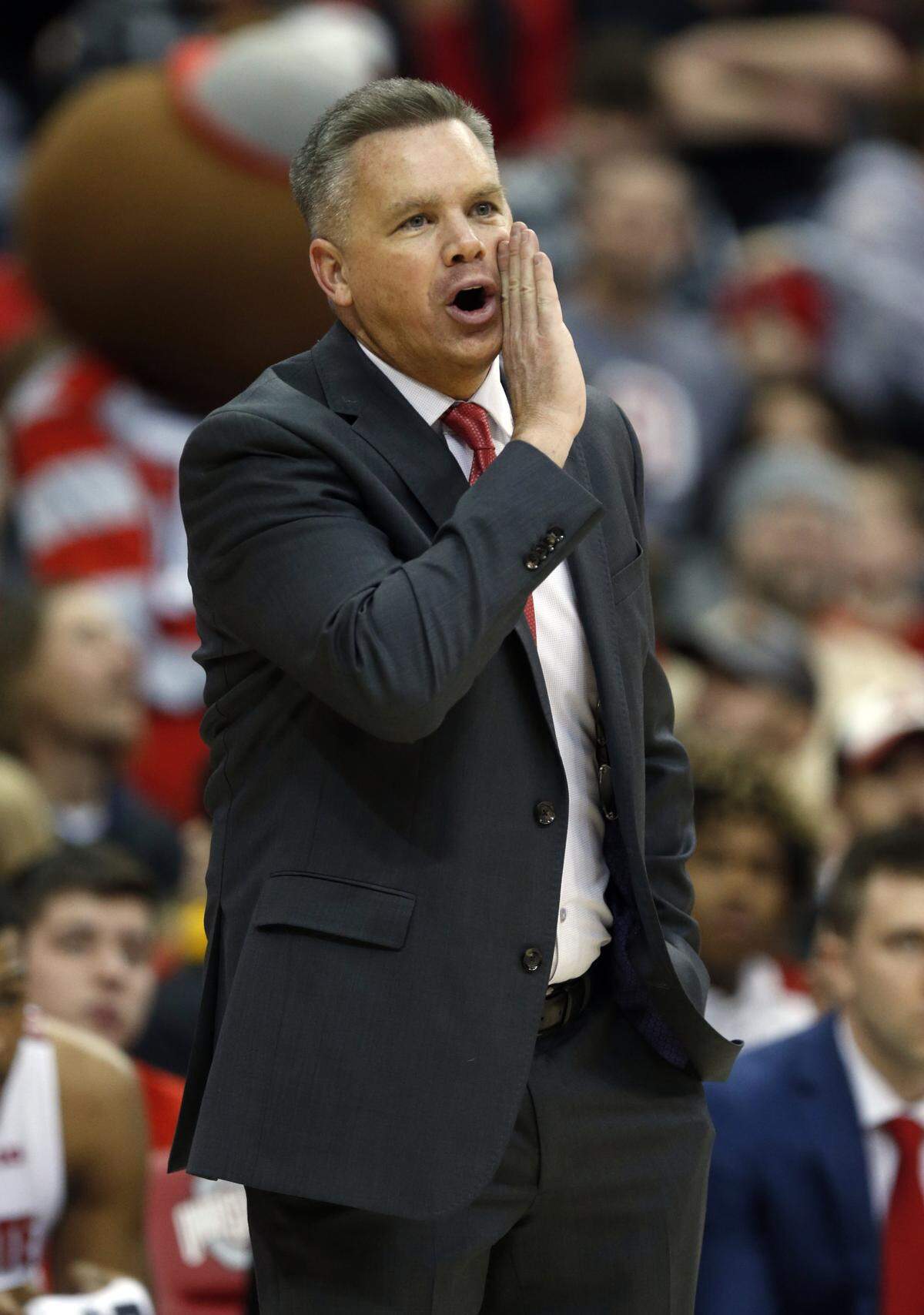 Ohio State Coach Chris Holtmann said diving into the details of Saturday’s game preparation will keep his mind off the distraction of facing the team he grew up rooting for.