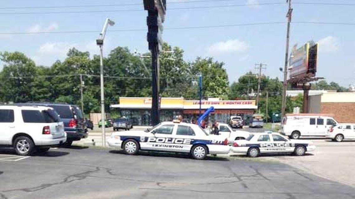 Three men were arrested after an attempted robbery at The Castle Jewelry and Pawn store on New Circle Road.