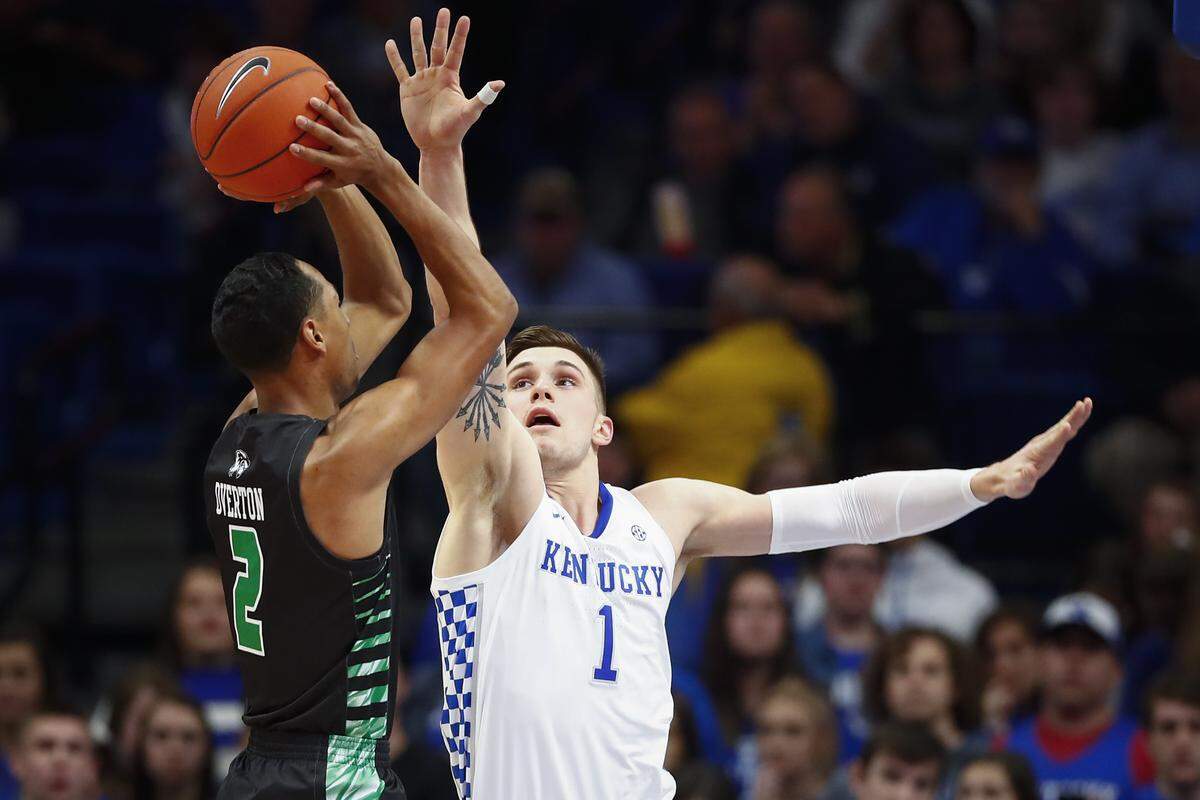 Kentucky graduate transfer Nate Sestina has been critical of his work defensively this season.