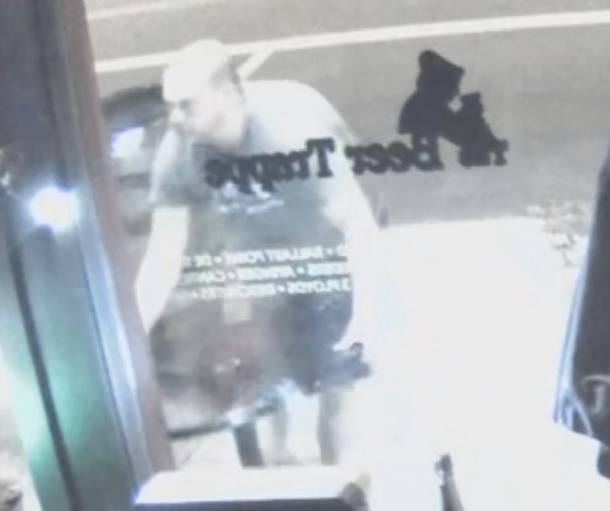 Lexington police released images of a suspect who they said was involved in vandalizing businesses in Chevy Chase.