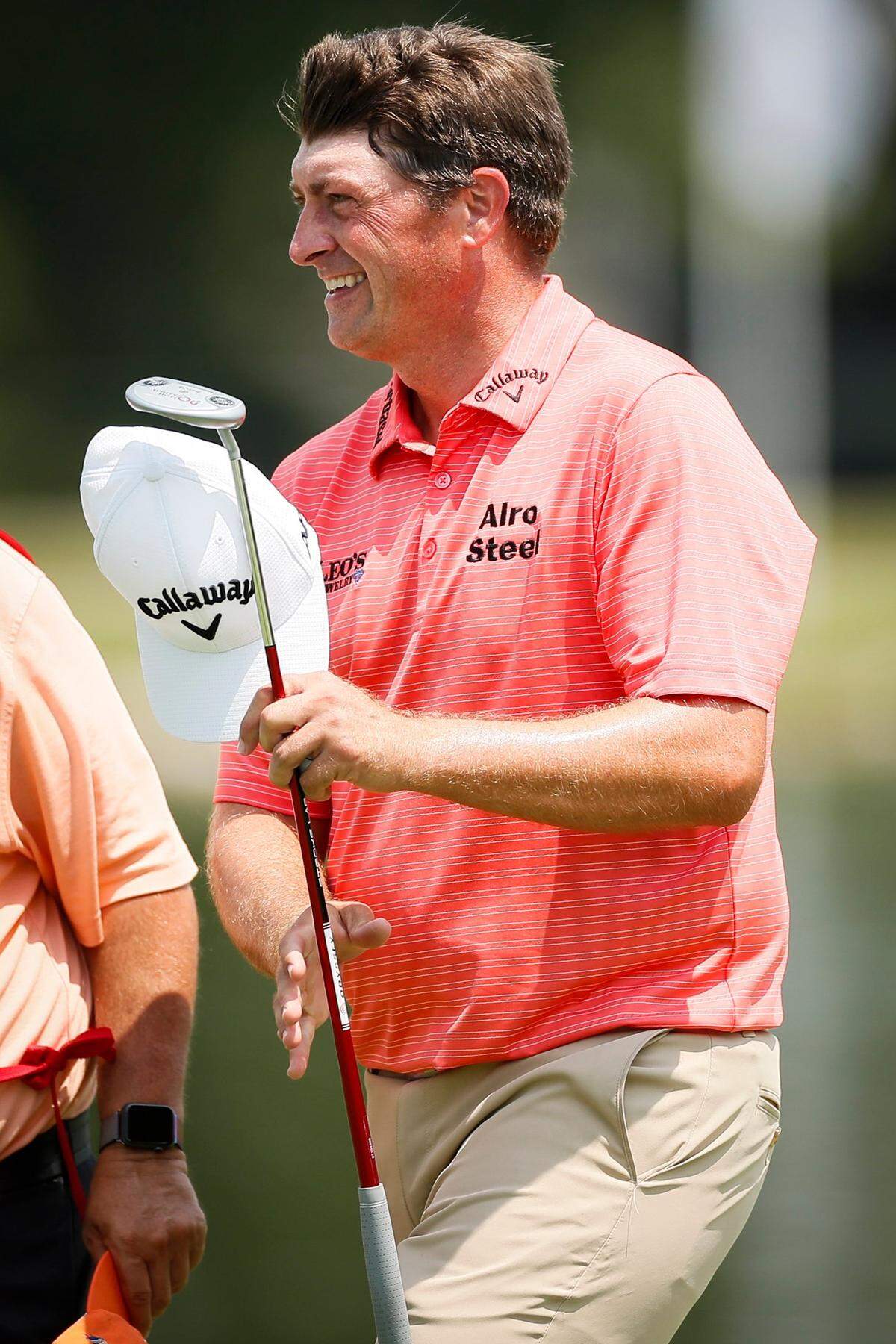 Brian Stuard shot an 8-under-par 64 and led the PGA Barbasol Championship when play was suspended by rain Thursday afternoon. Visit Kentucky.com to see how the rest of the opening round turned out.