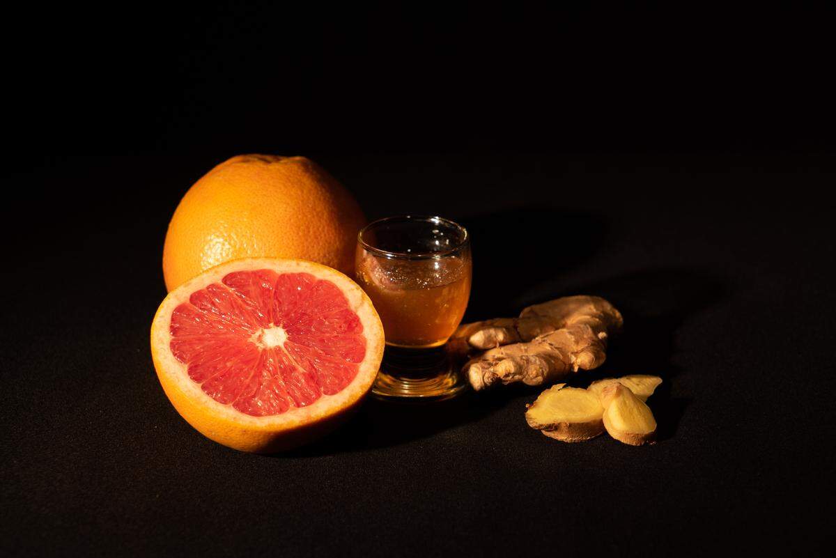 To capture the essence of 2020 in a drink, Flavorman chose pink grapefruit, honey and ginger.