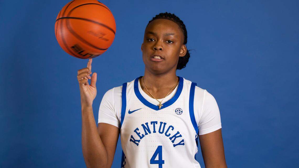 In her original recruitment, Kentucky wing Eniya Russell (4) chose South Carolina over Georgetown, Indiana, Kentucky and Miami (Fla.). When she entered the transfer portal, “I was hoping (Kentucky) would pick me up because they were my first choice” she says.