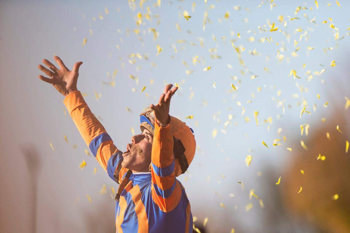 Forte with Irad Ortiz, Jr. up wins the Juvenile race during the first day of the 2022 Breeders’ Cup World Championships at Keeneland in Lexington, Ky., Friday, November 4, 2022.