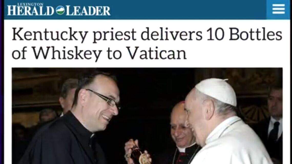 James Corden: 'The pope loves the Father, the Son and all of the holy spirits'