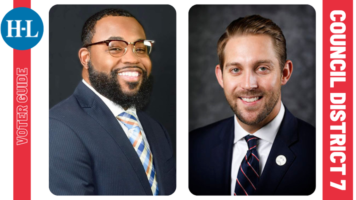 Joseph Hale, left, and incumbent Preston Worley are running for the Urban County Council District 7 seat. The election takes place Nov. 8, 2022.