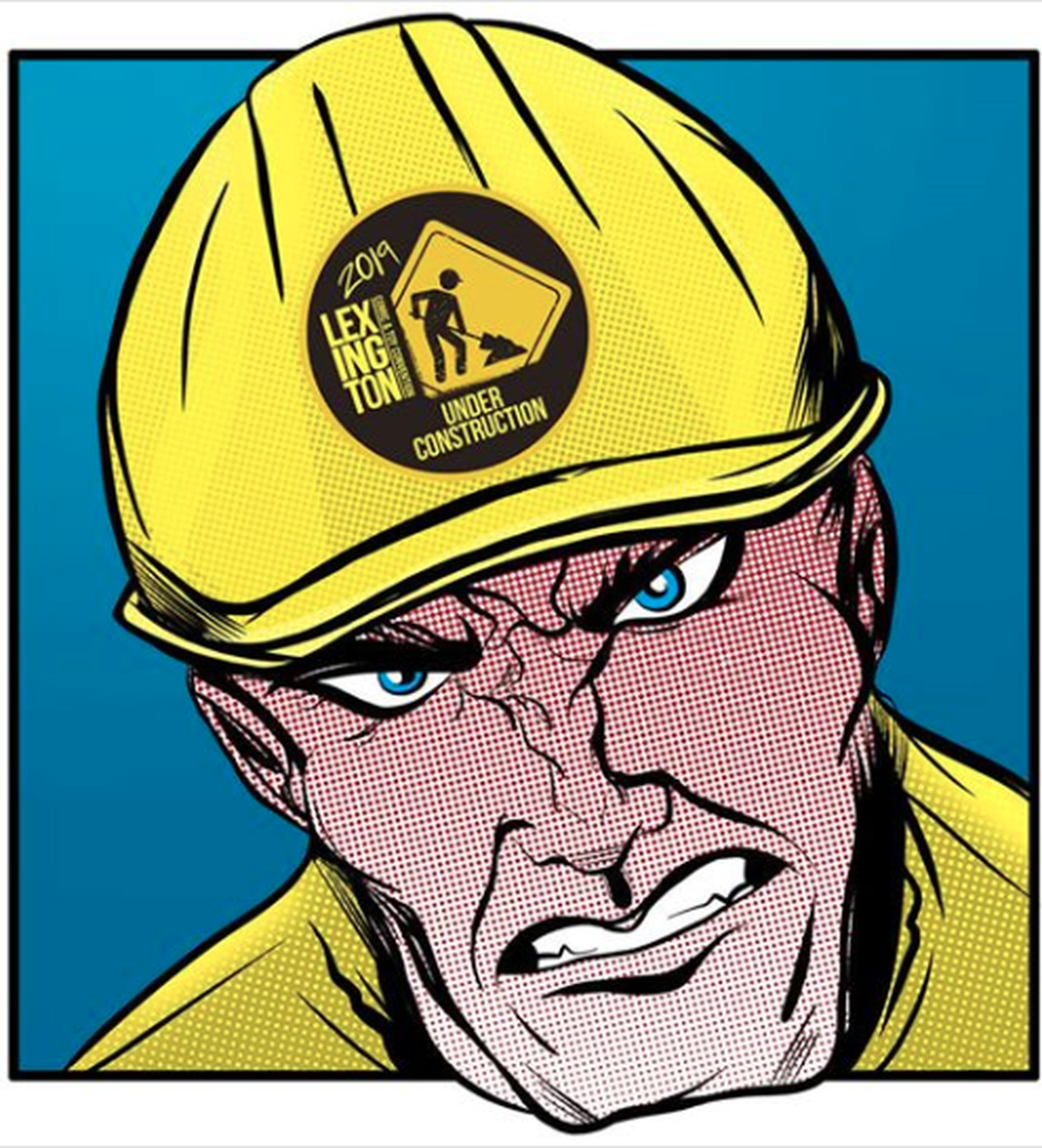 The fanboy mascot for the Lexington Comic & Toy Convention is donning a hard hat because construction at the Lexington Convention Center is going to mean some changes for his show.