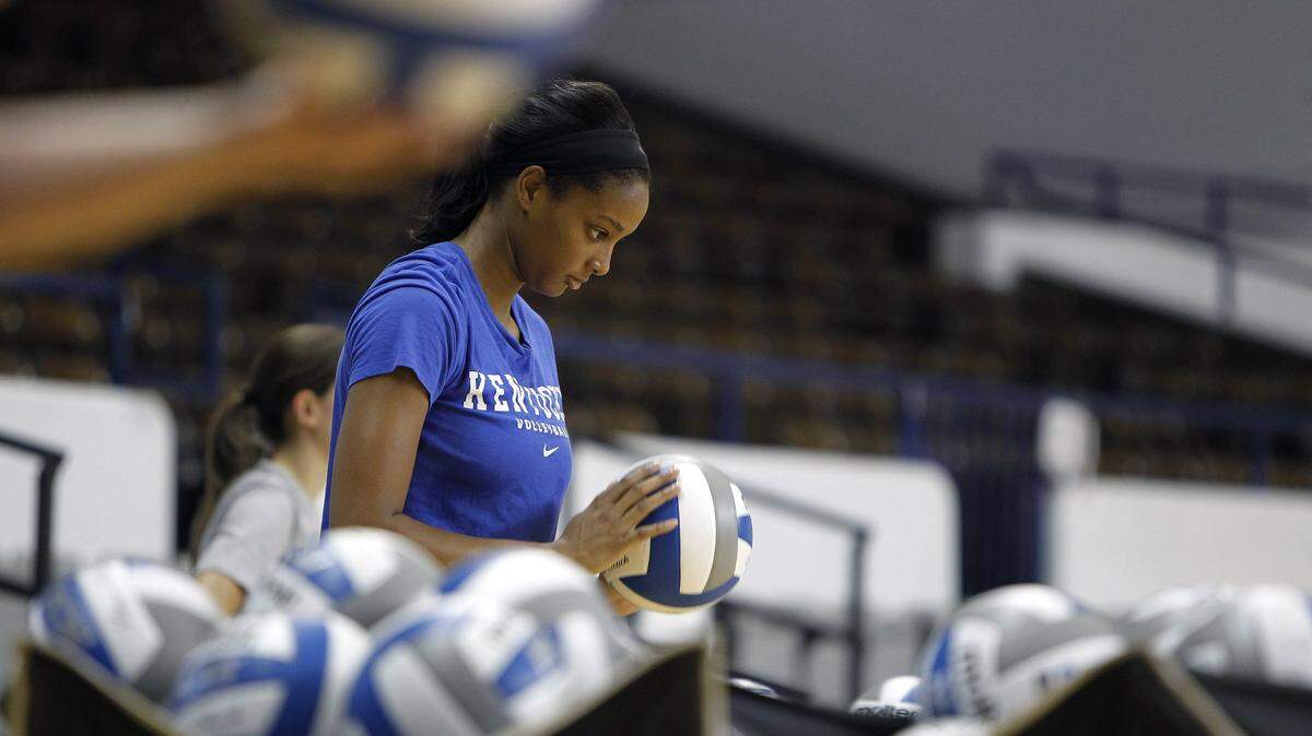 Leah Edmond, now a star for the University of Kentucky volleyball team, played high school volleyball at Paul Laurence Dunbar in Lexington.