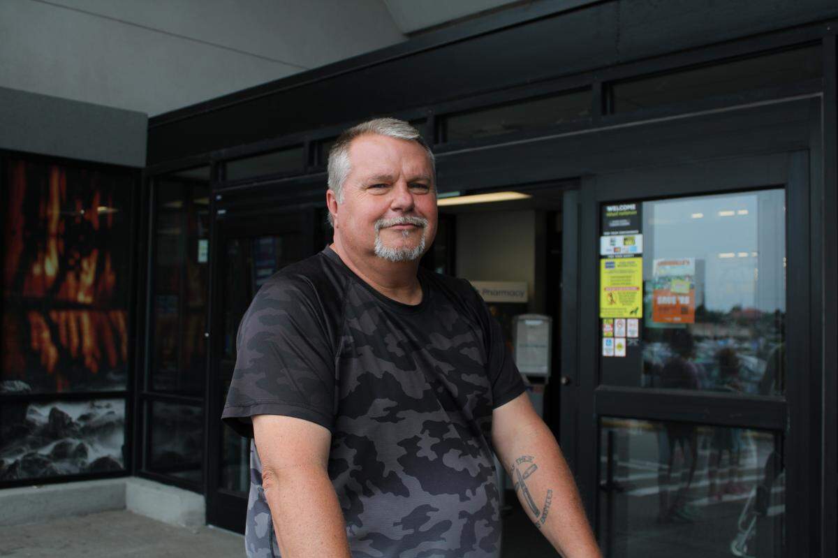 Mark Smith, a 53-year-old Madison County resident poses for a photo in Lexington, Kentucky on June 19, 2024.
