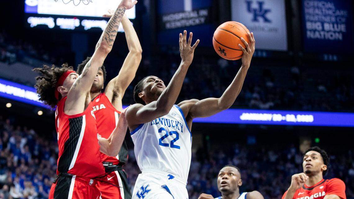 Box score from Kentucky’s 85-71 win over Georgia on a colossal night for Oscar Tshiebwe