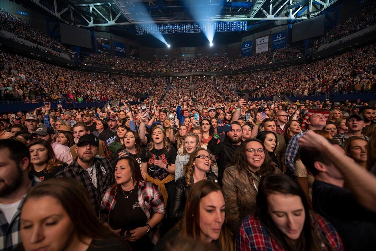 The crowd of 16,000 sang back to Luke Combs with almost conciliatory respect.