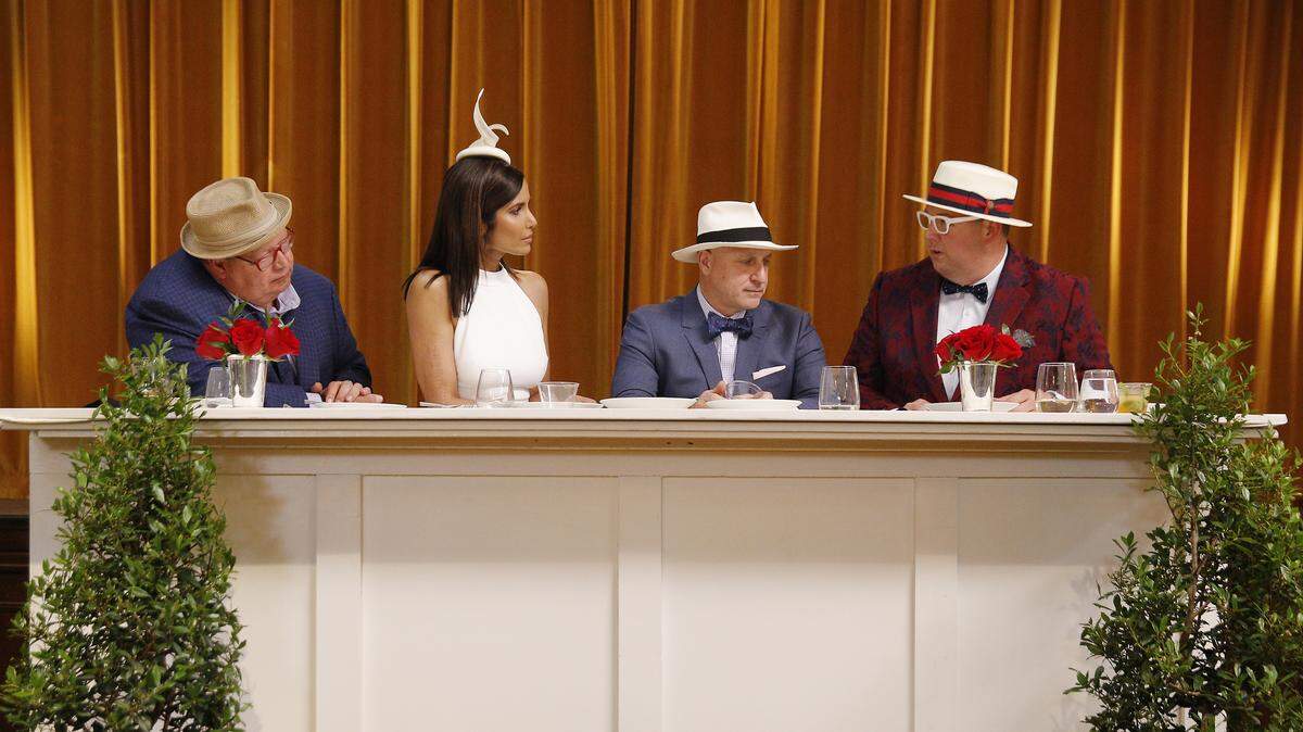 Who stayed, who went home after the first “Top Chef” episode in Kentucky? And most important, what did judges (from left) chef David Danielson, host Padma Lakshmi, and judges Tom Colicchio and Graham Elliot like?