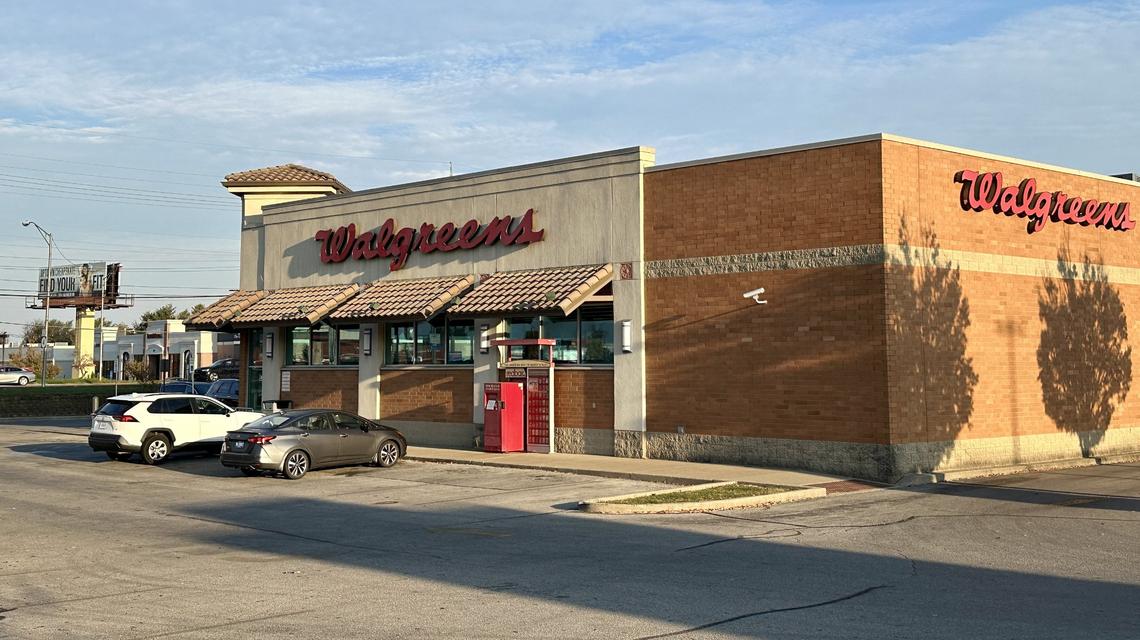 The Walgreens location at 101 East Reynolds Road at the corner of Nicholasville and Reynolds Roads, Oct. 29, 2024 in Lexington, Ky. This Walgreens pharmacy location in Lexington will be closing.