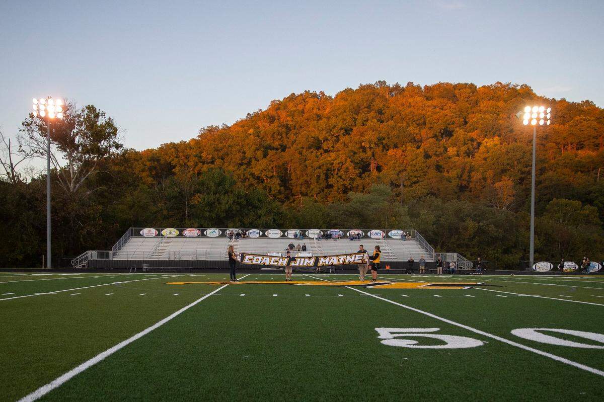 It was announced before Johnson Central’s home game against Clay County on Friday night that the name of the school’s football field would be changed to Coach Jim Matney Field.