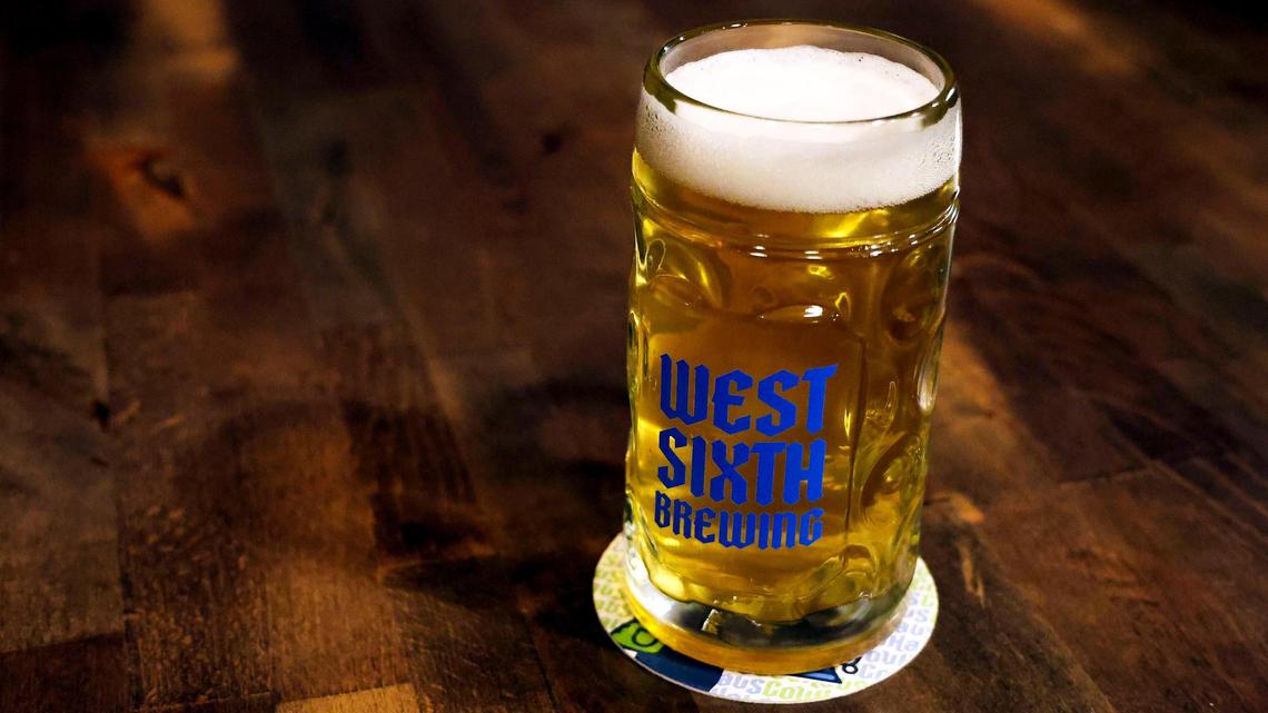 West Sixth Brewing’s Covington House Lager ($6.95 .5 liter stein) will be available only at the Northern Kentucky taproom.