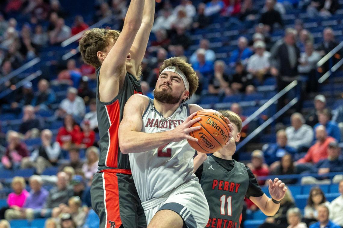 Magoffin County’s Aden Barnett finished with 24 points and four steals in the Hornets’ victory on Wednesday.