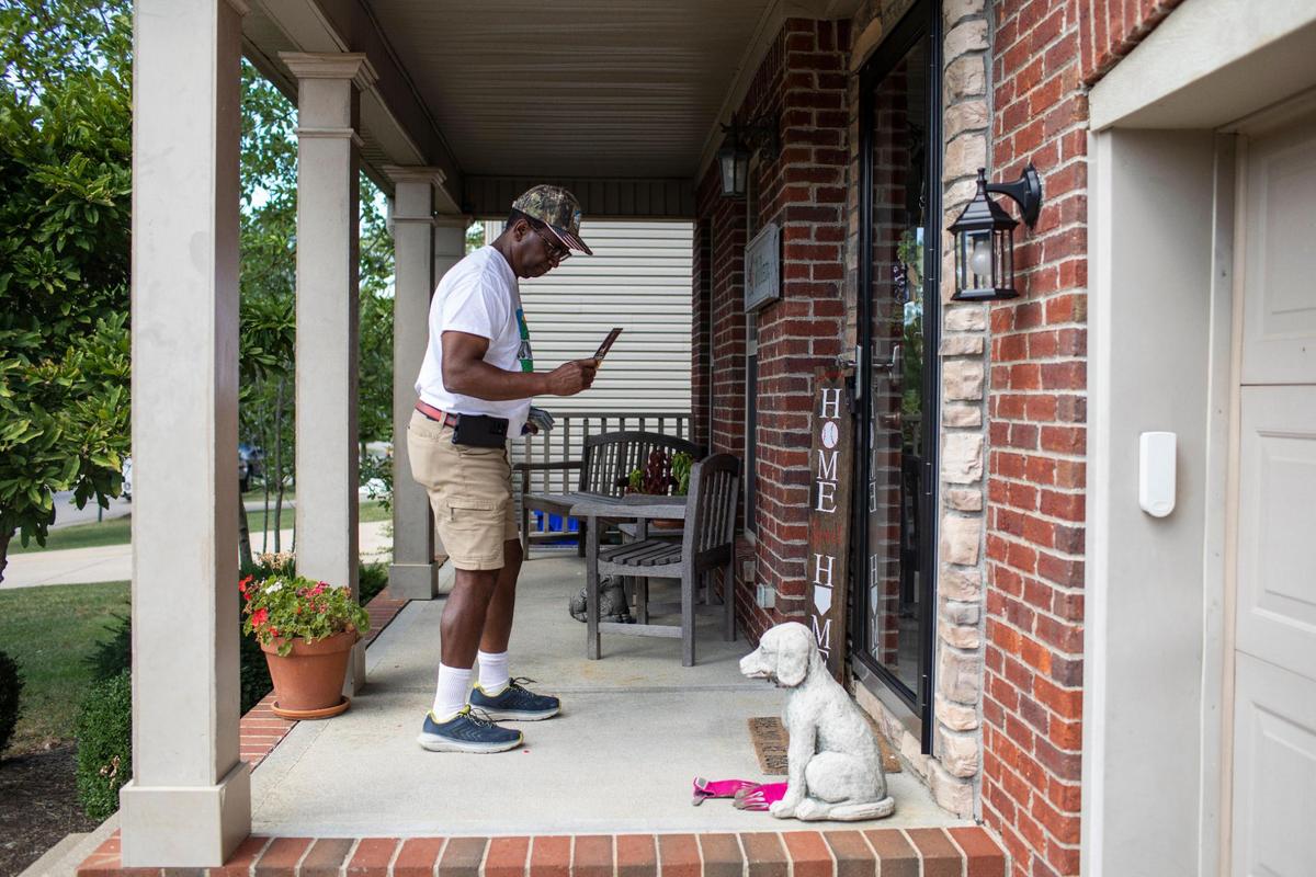 House of Representatives 88th District candidate Jim Coleman canvass in Lexington, Ky., Thursday, September 22, 2022.