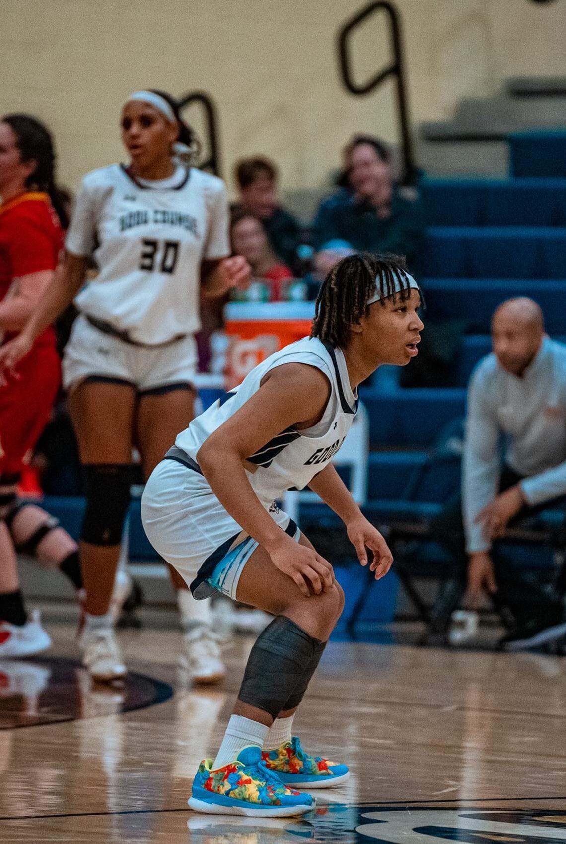 Caliyah “Lil Bit” DeVillasee is a 5-7 point guard in the class of 2025.