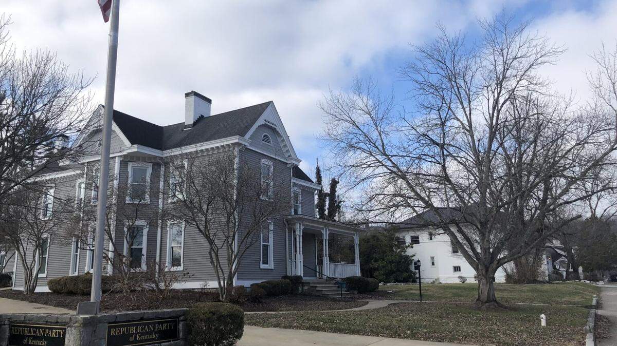 Republican Party of Kentucky headquarters in Frankfort. (Photo for Kentucky Lantern by Tom Loftus)