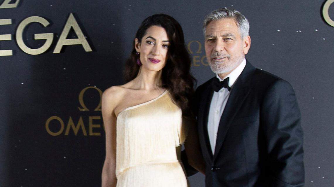 While promoting his new movie, George Clooney talks Kentucky-North Carolina basketball