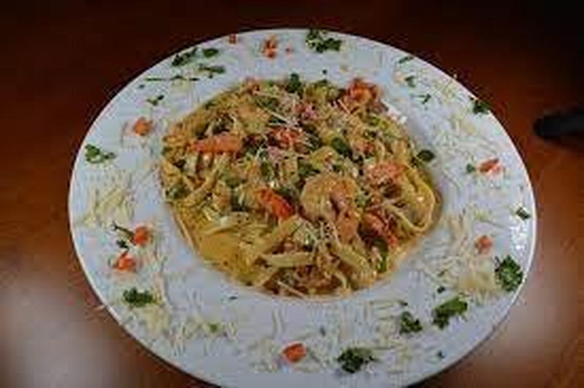 Broussard’s Delta Kitchen’s seafood diabolo from owner and chef Greg Scott is one of its most popular, and spicy, dishes.