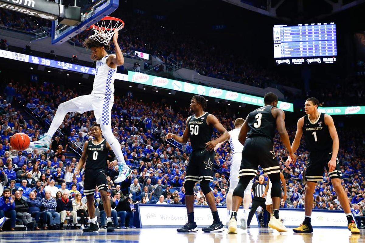Kentucky junior center Nick Richards is enjoying a breakout season in 2019-20.