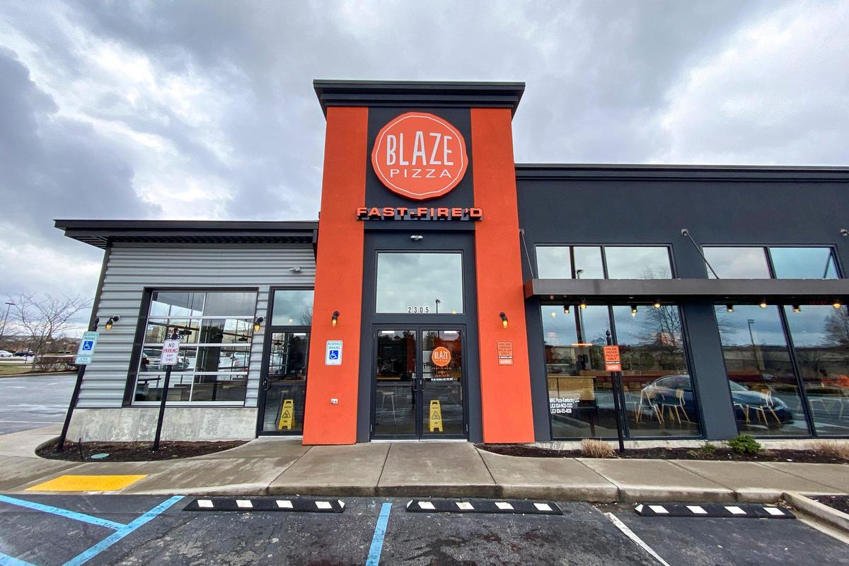 Blaze Pizza at 2305 Sir Barton Way in Lexington, Ky. Tuesday, Feb., 2020. Joella’s plans to transform the space and open this fall.