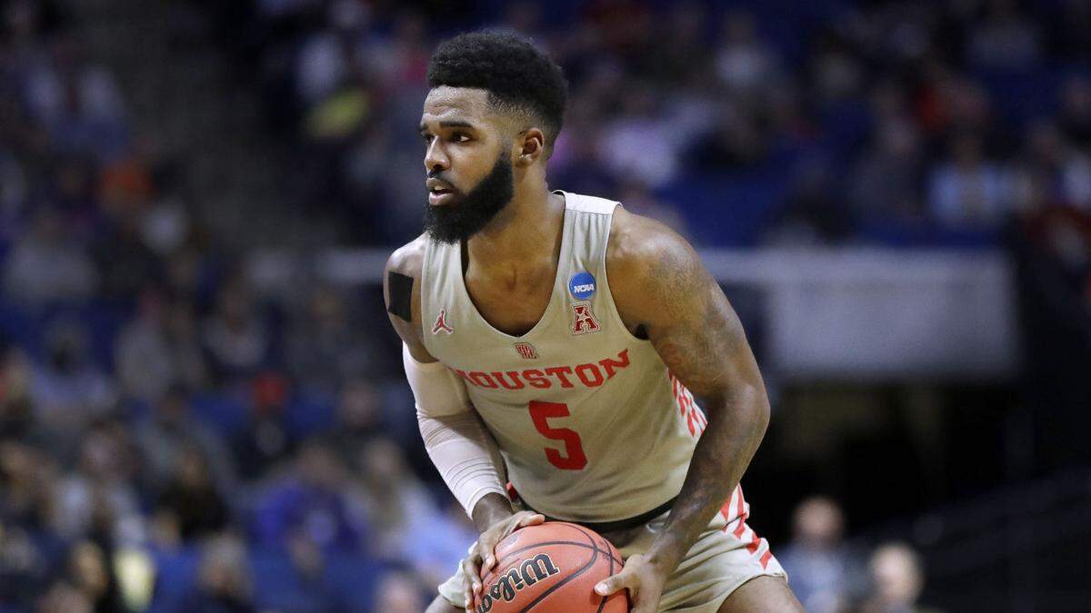 Houston guard Corey Davis is averaging 23.5 points a game in the NCAA Tournament.