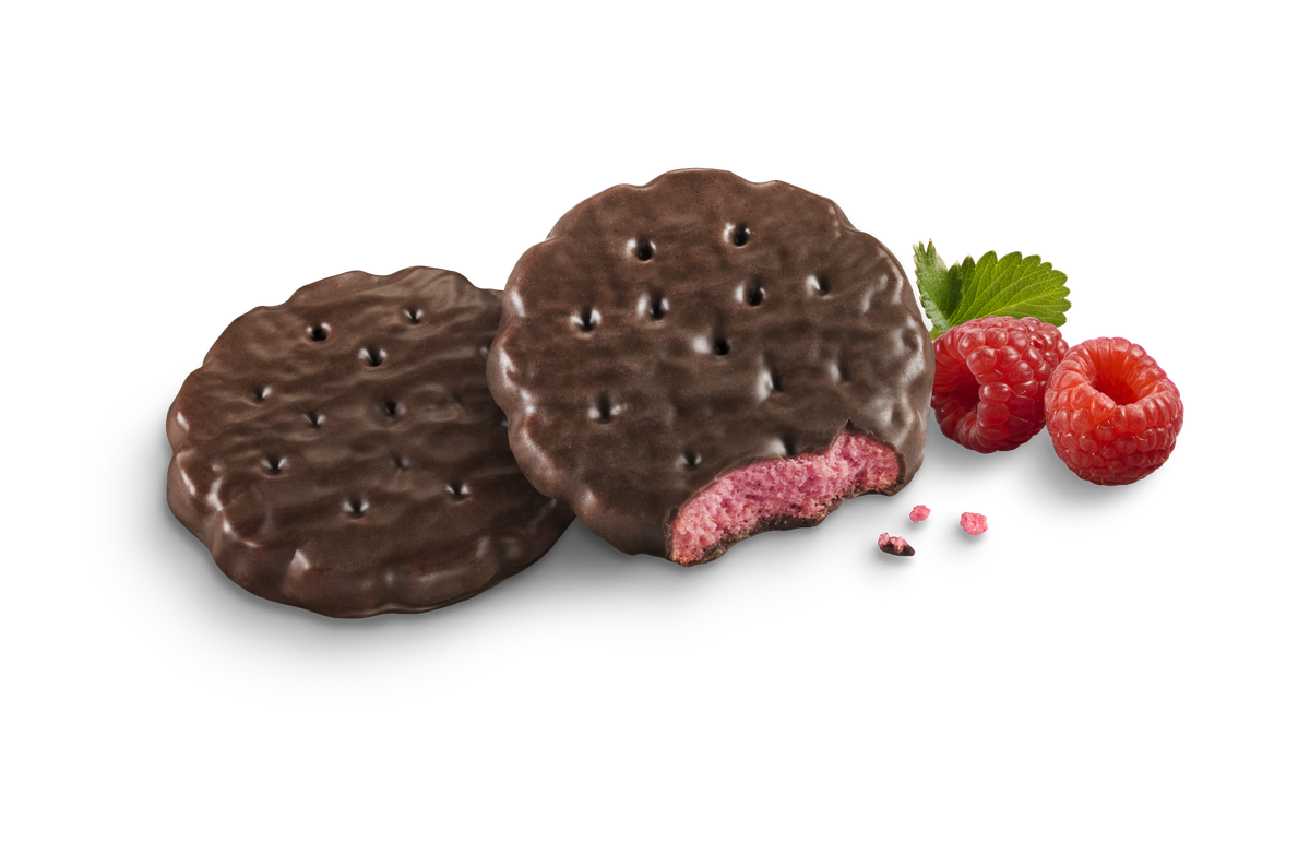 The new Girl Scout cookie Raspberry Rally is a “sister cookie” to the beloved Thin Mint, coated in chocolate but with raspberry inside.