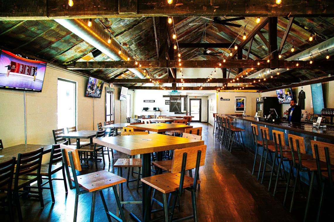 The Quarter’s indoor tap house in downtown Richmond, January 31, 2025.