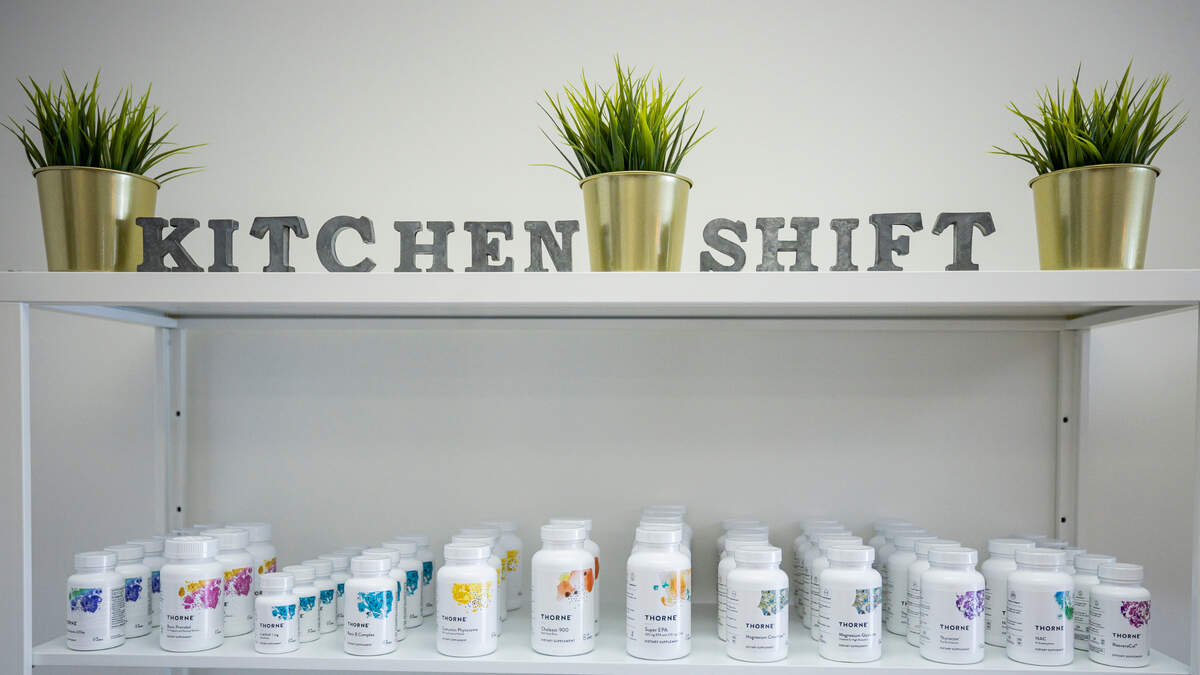 Supplements at Kitchen Shift on Wednesday, July 9, 2025, at Wellington Way in Lexington, Ky.