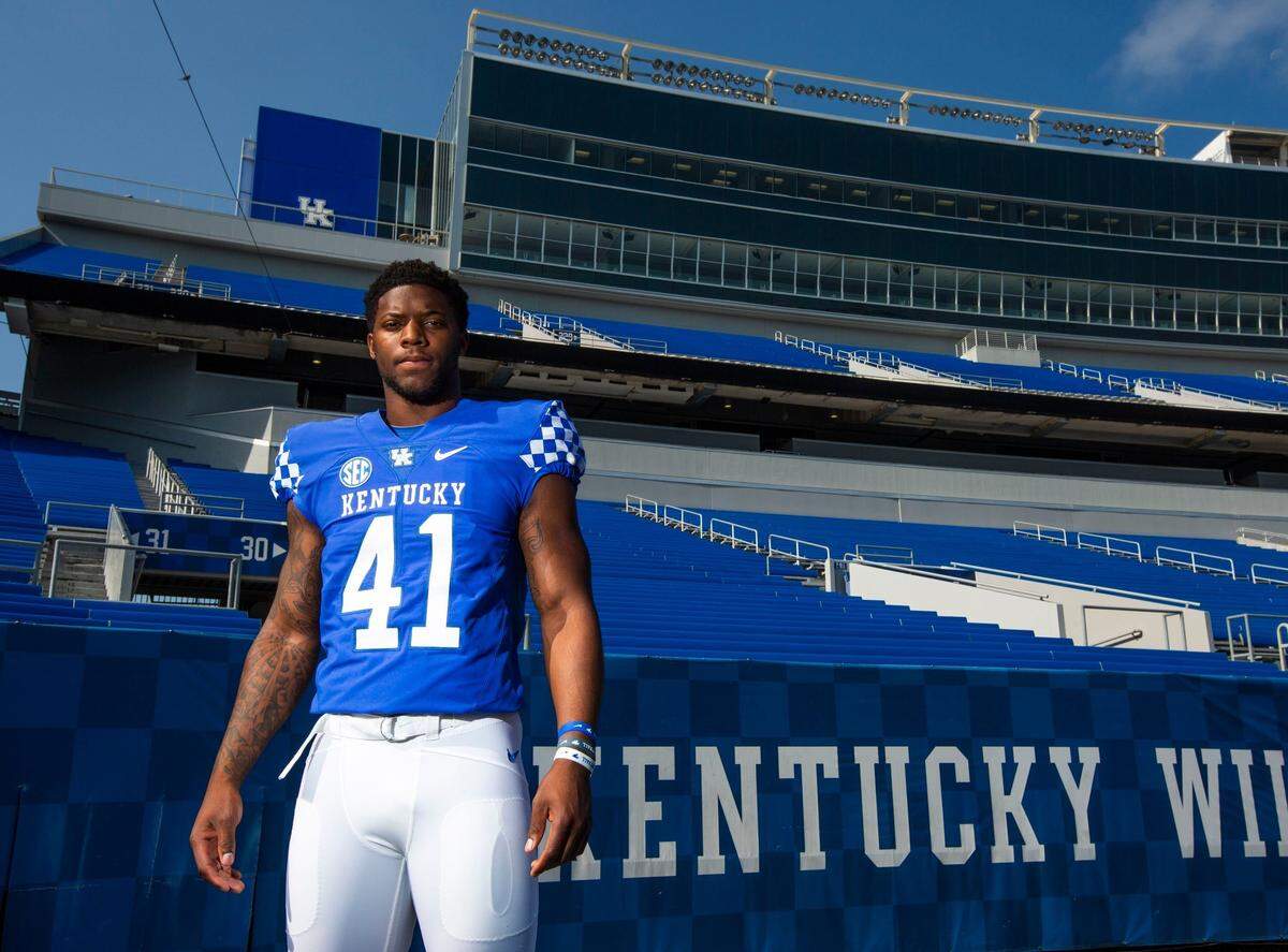 UK star Josh Allen was picked in the first round of the NFL Draft on Thursday.