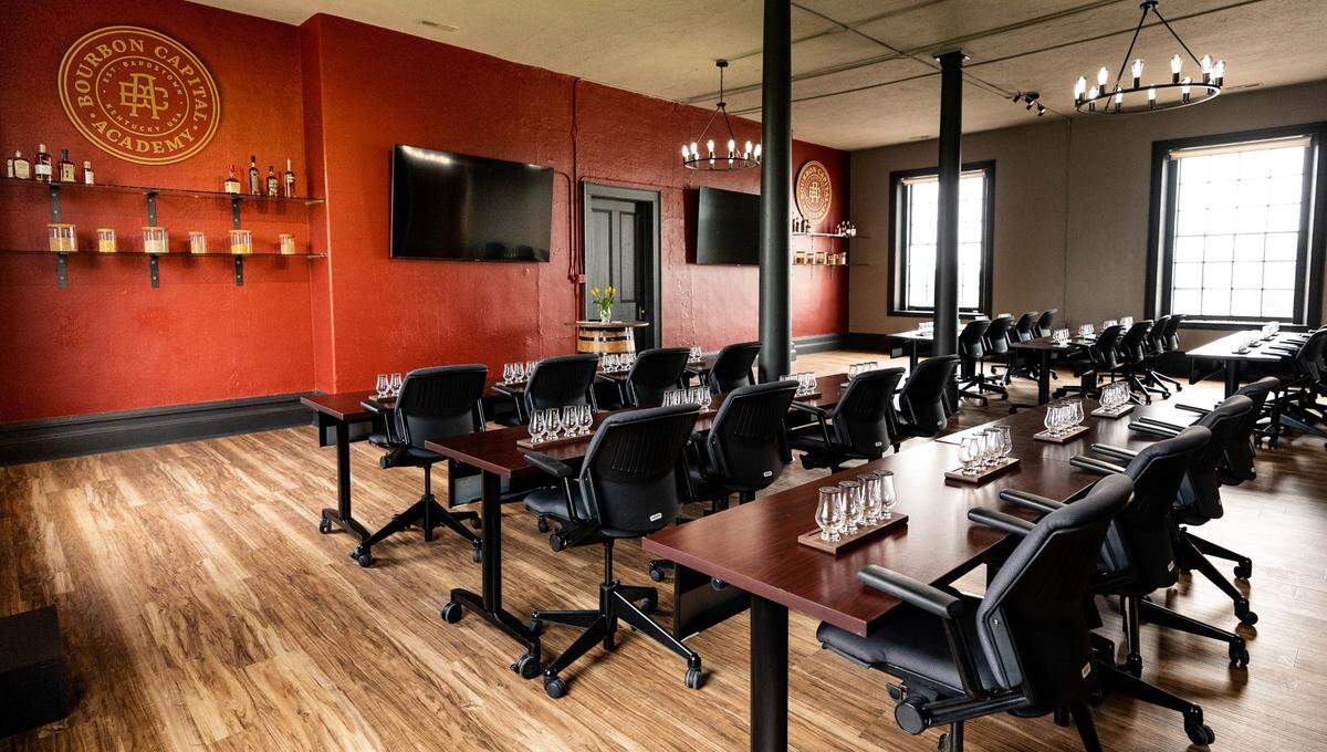 The Bourbon Capital Academy classroom at the Penthouse