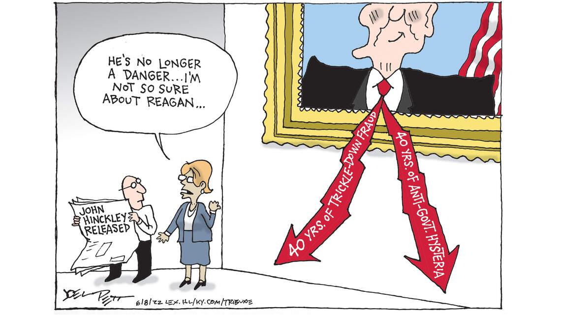 Joel Pett: The legacy of Ronald Reagan