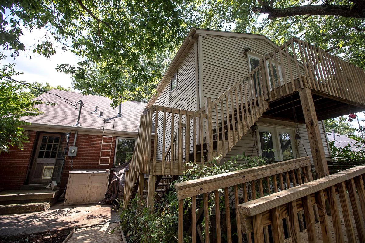 Marie Allison had an accessory dwelling unit built for her son on the back of her home in Lexington, Ky.