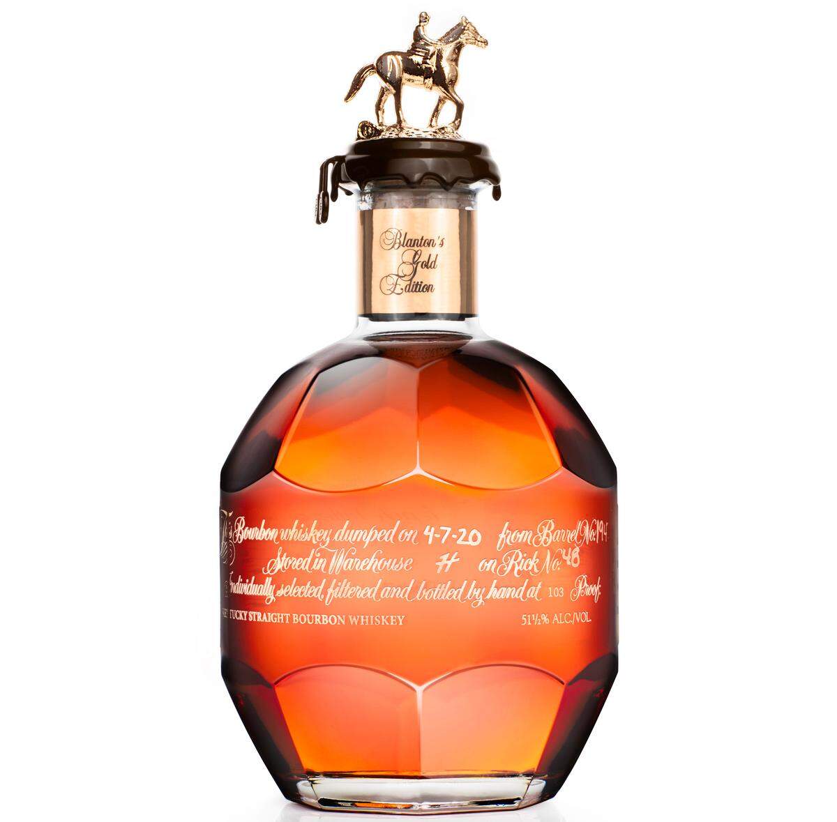 Buffalo Trace Distillery in Frankfort announced plans on Thursday to release Blanton’s Gold edition in the U.S. for the first time ever this summer. It will be a very limited release, with a suggested retail price of $120.