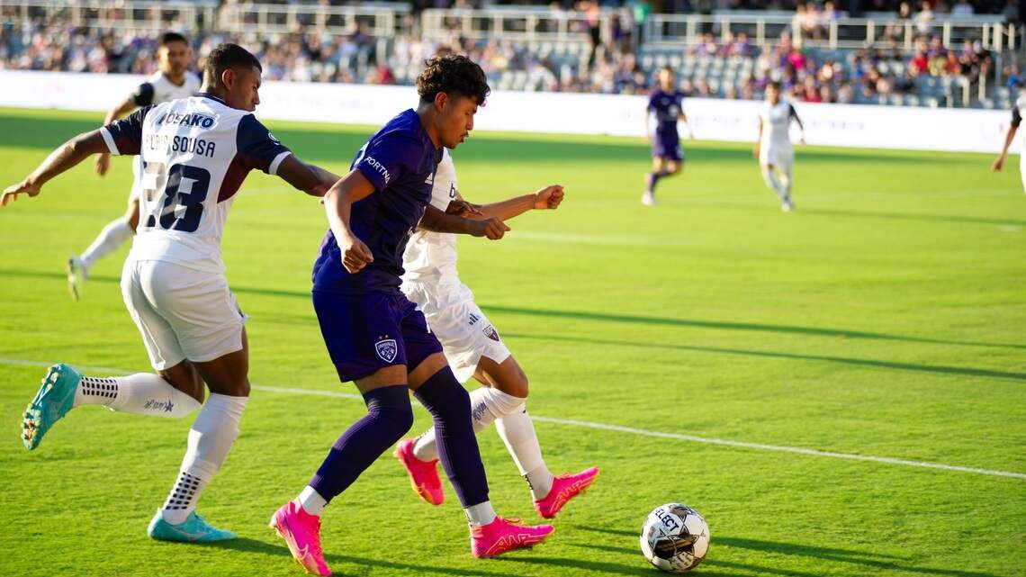 He was a high school soccer star in Lexington. He just made his pro debut in Louisville.