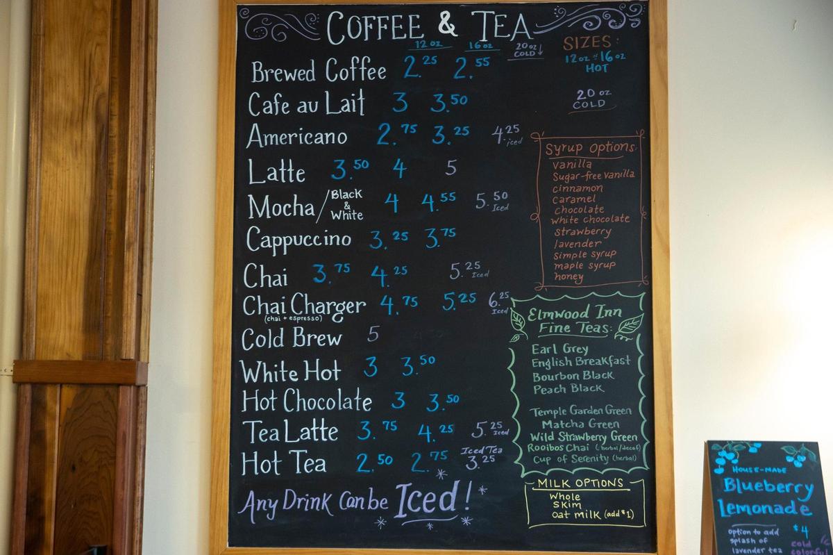 In addition to baked goods the shop also makes and sells specialty coffee and tea drinks.