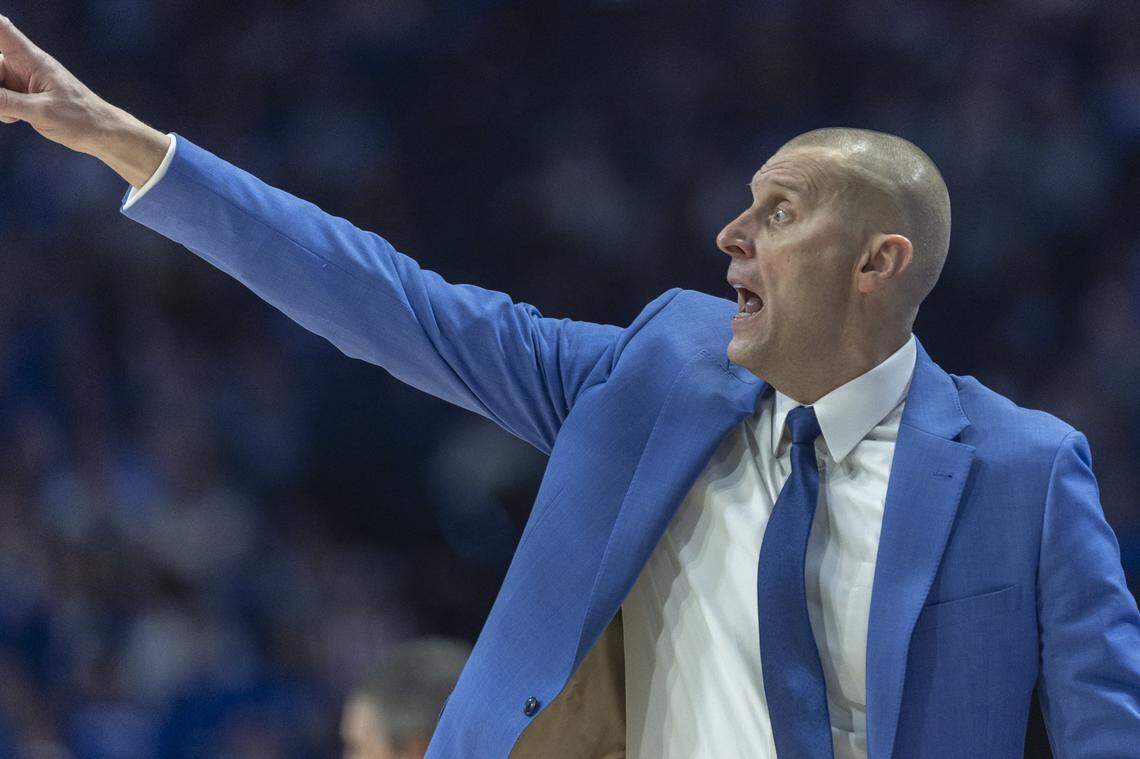 Kentucky coach Mark Pope has watched his team average 69.8 points and makes 37.9% of its field-goal attempts so far against power conference foes plus Gonzaga. Nevertheless, Pope vowed Saturday night that the Wildcats “have a chance to grow into an elite offensive team.” 