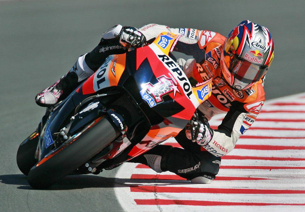 The late Nicky Hayden, known as "The Kentucky Kid," reached the pinnacle of his sport by finishing first in MotoGP in 2006.