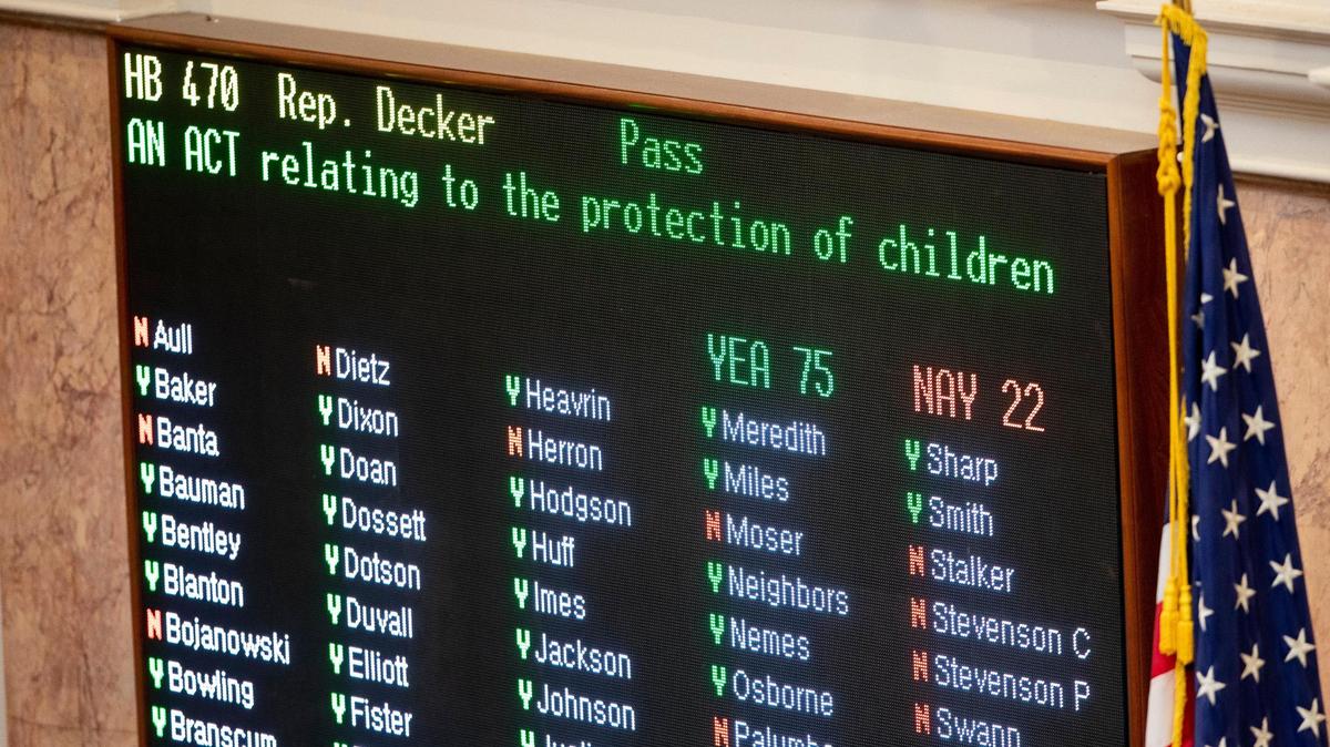 House bill 470 passes 75-22 after hours of comments at the Capitol in Frankfort, Ky., Thursday, March 2, 2022.