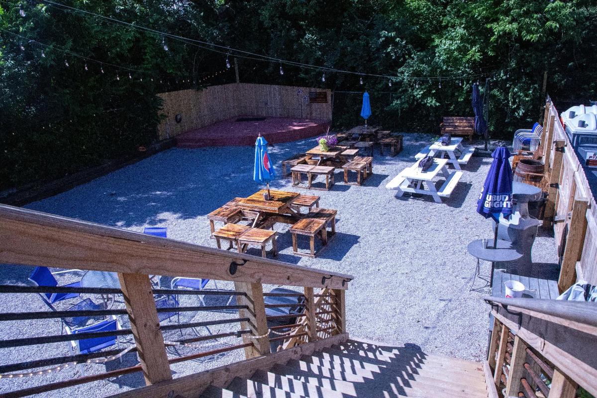 Bluegrass Barrel House recently added an outdoor stage for live music.