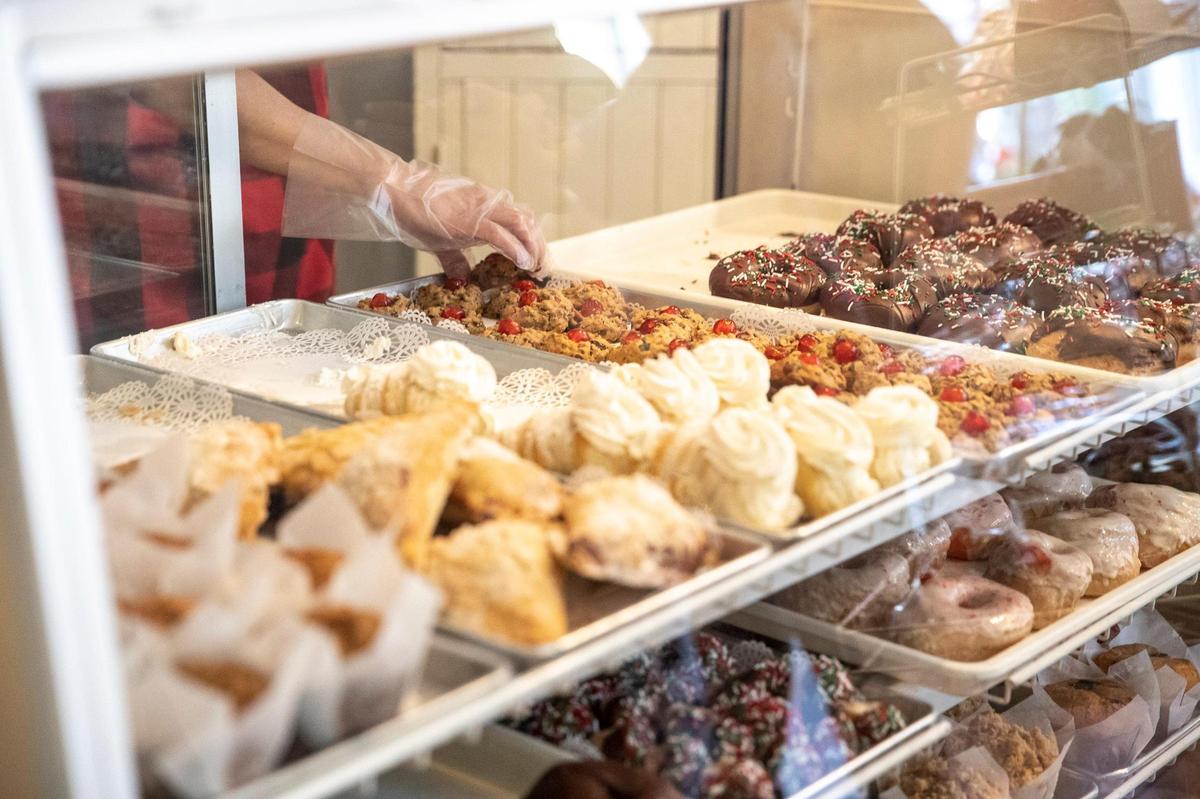 B’s Bakery at 241 W. Main St. in Frankfort, Ky., offers a big selection of homemade donuts and baked goods. “The only thing we don’t do from scratch is macaroons,” said owner Beth Carter.