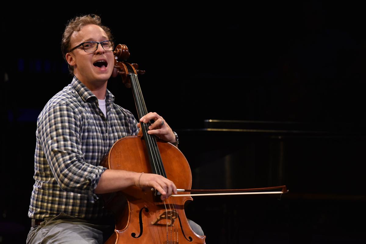 Ben Sollee, shown performing at the 2018 Chamber Music Festival of Lexington, will be the first artist in the 2019 Concerts at the Castle series.