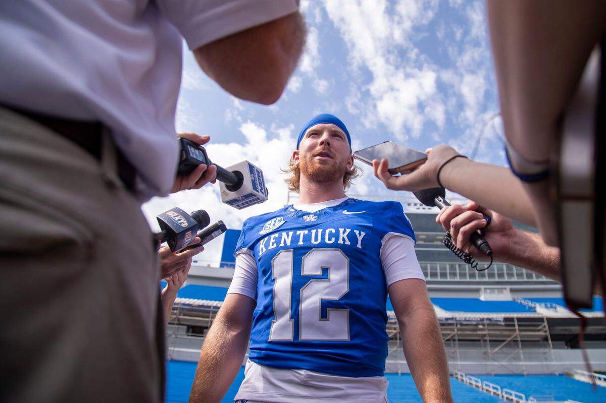 In his fourth season in college football, Brock Vandagriff will make his first career start against Southern Miss in UK’s 2024 opener.